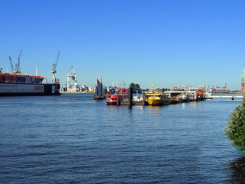 Blick auf den Hafen - Hamburg (Hamburg)