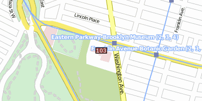 Brooklyn Museum Stadtplan