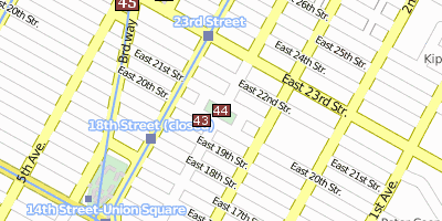 Gramercy Park Stadtplan