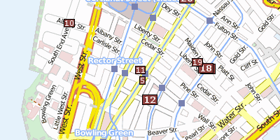 Stadtplan Trinity Church